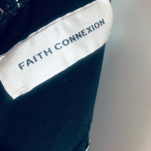 Faith Connexion European Oversized Unisex Blue Tweed Hooded Overshirt. - Picture 11 of 11